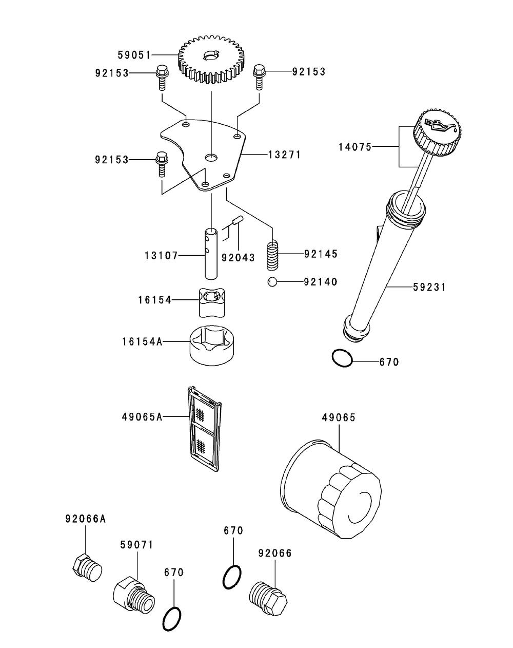 Fh641v-Aw04 Lubrication Equipment Diagram and Parts List for ENFORCER48 53AI3AGV750-21HP Cub Cadet Lawn Tractor